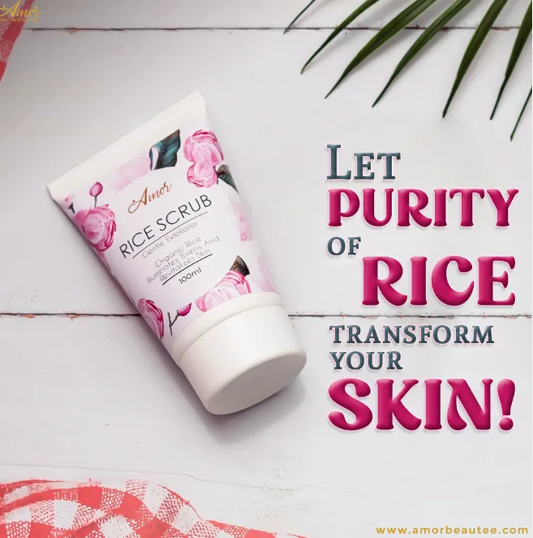 Rice scrub launch, product by Kalstech